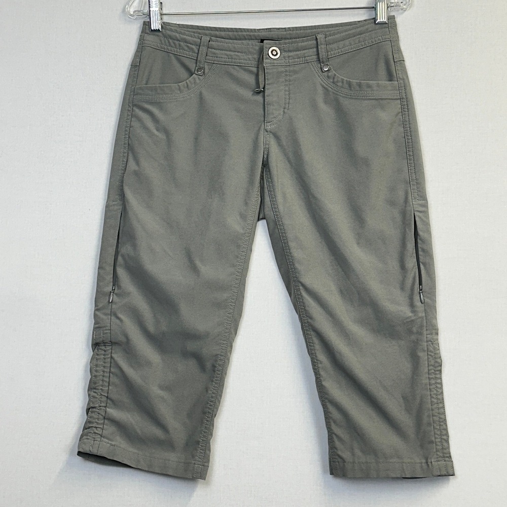 Kuhl Splash Kapri Pants Womens Size 4 Gray Outdoor Hiking Capri Crop